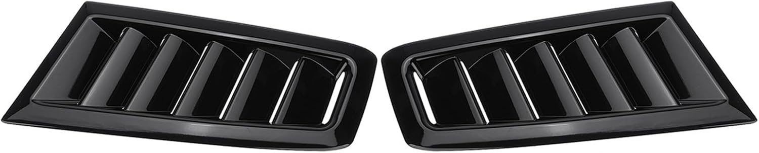 2X Hood Vent Compatible with BMW E60 E90 E91 E92 E93 F30 F10 Louvers Air Scoop Bonnet Vent Cover Air Intake Cover