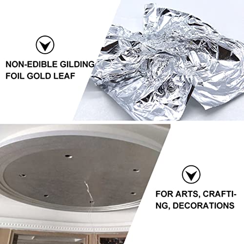 Lámina de plata de material duradero Housoutil para acabados decorativos selectos 6