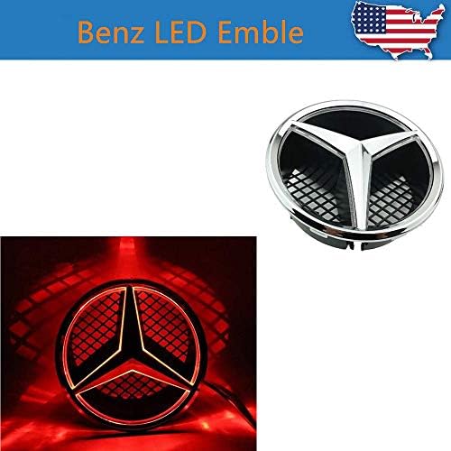 LED Emble For Mercedes Benz 2006-2012 Front Grille Badge Grilled Star Illuminated Car Logo Hood Star For Mercedes Benz C/GLK And More