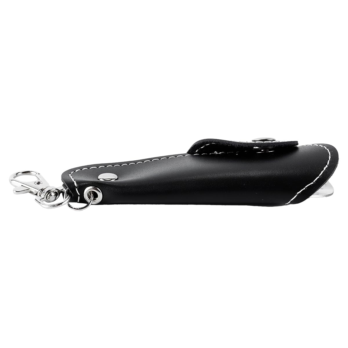 Ausi Mini łyżka do butów z metalu, 11,2 cm, krótka łyżka do butów z metalu, wytrzymała na podróż i kemping (czarna)