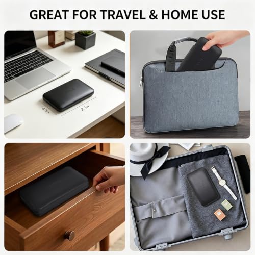 Image of Leipple 9 in 1 Professional Manicure Kit with Magnetic Leather Case,Black