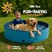 Cool Paws Hunde Planschbecken Klein 80x30cm - Langlebiger Faltbarer Kunststoff Planschbecken für Hunde und Kinder, Auslaufsicher und Pannensicher Hundepools, Ideal für Innen & Außen - Blau