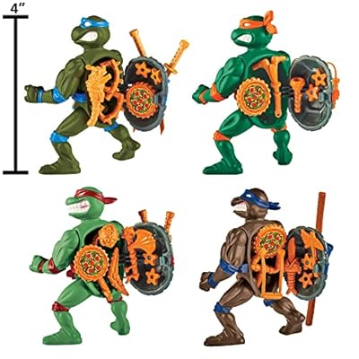 Teenage Mutant Ninja Turtles: Classic 4 Turtles 4-Pack Figure Bundle