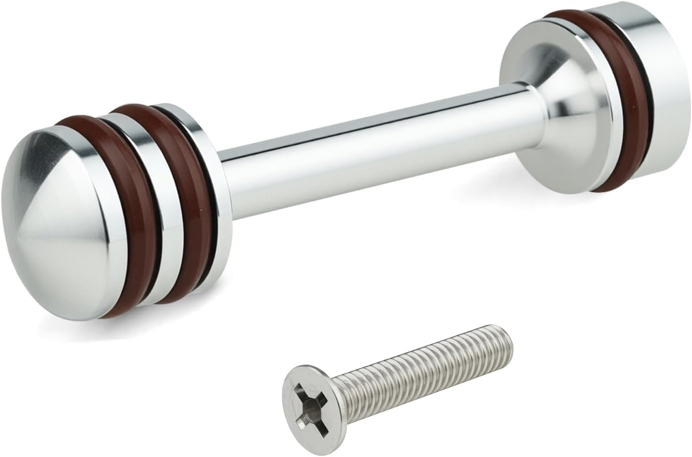 Engine Block Oil Gallery Plug Aluminum Oil Diverter Barbell Part Number # 12573460, Fit for G M LS Gen III and IV Engines, 6061-T6 Aluminum Alloy Material.