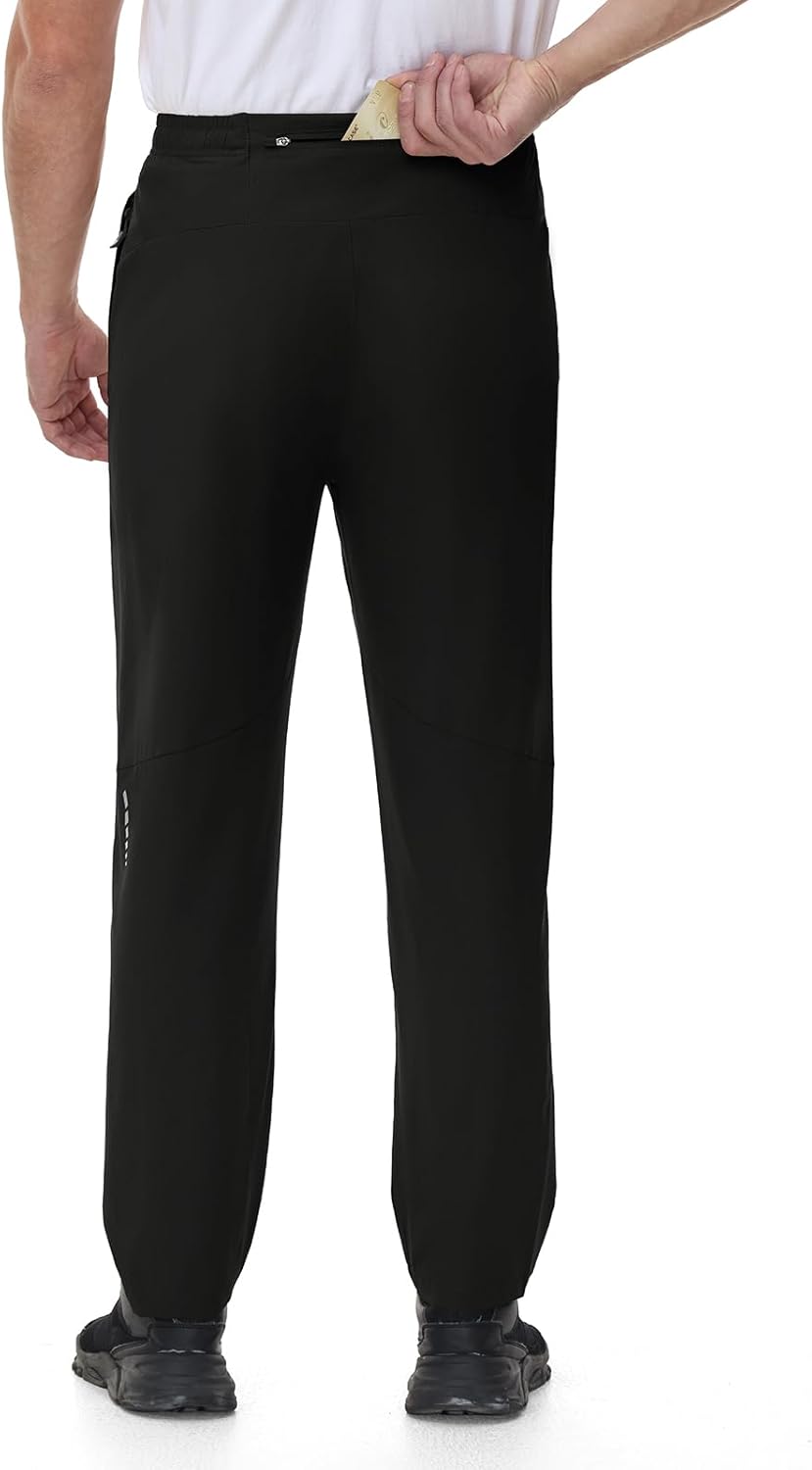Lightweight Quick-Dry Men’s Hiking Pants with 3 Zipper Pockets Lightweight Quick-Dry Men’s Hiking Pants with 3 Zipper Pockets