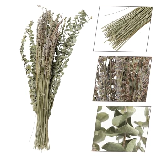 Set de flores secas lavanda y eucalipto para decoración miniatura 6