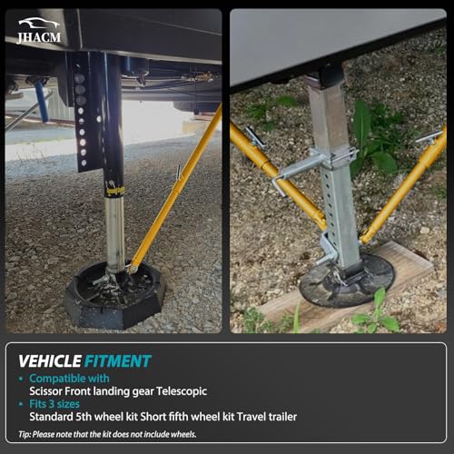 Image of 191025 5th Wheel Stabilizer Kit - Easy Bolt-On Install, Fits All Models, Telescoping Design, Stops Shaking, JT's Strong Arm 5th Wheel Jack stabilizer