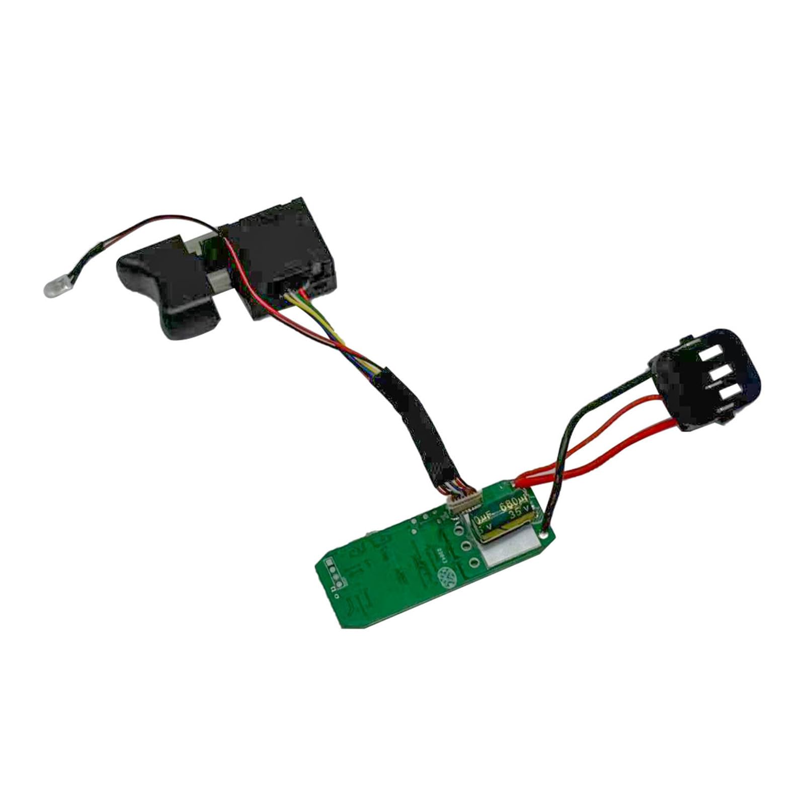 Tsophreniq Light 16.8V Brushless Control Board Switches Assembly Three Pin Efficient Stable Drill Three Pin Brushless Control Board Switches