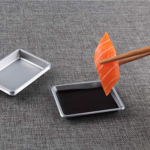 Hemoton 100Pcs Disposable Sauce Dishes Seasoning Dishes Sushi Dipping Bowl Saucers Bowl Mini Appetizer Plates #TOP2