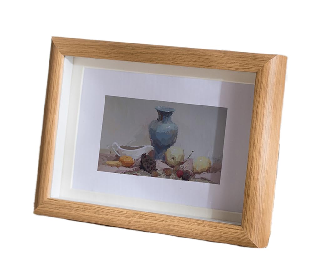 marysgift 8x10 Photo Frame Personalised Photo Frames Glass Window Picture Frame 20.4 x 25.5 CM for Home Family Office Decor (Wooden