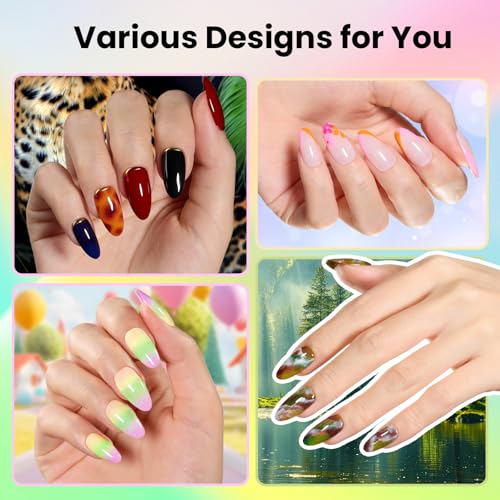 Image of Beetles Gel Nail Polish Kit with U V Light - 80Pcs Color Enchantment 55 Colors Gel Nail Kit with Everything Base Top Coat Beginner Starter at Home Nails Kit Manicure DIY Salon Tools Gifts for Women