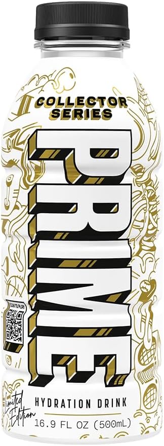 PRIME Hydration Collector Series, Sports Drinks, Electrolyte Enhanced for Ultimate Hydration, 250mg BCAAs, B Vitamins, Antioxidants, Low Sugar, 500ML