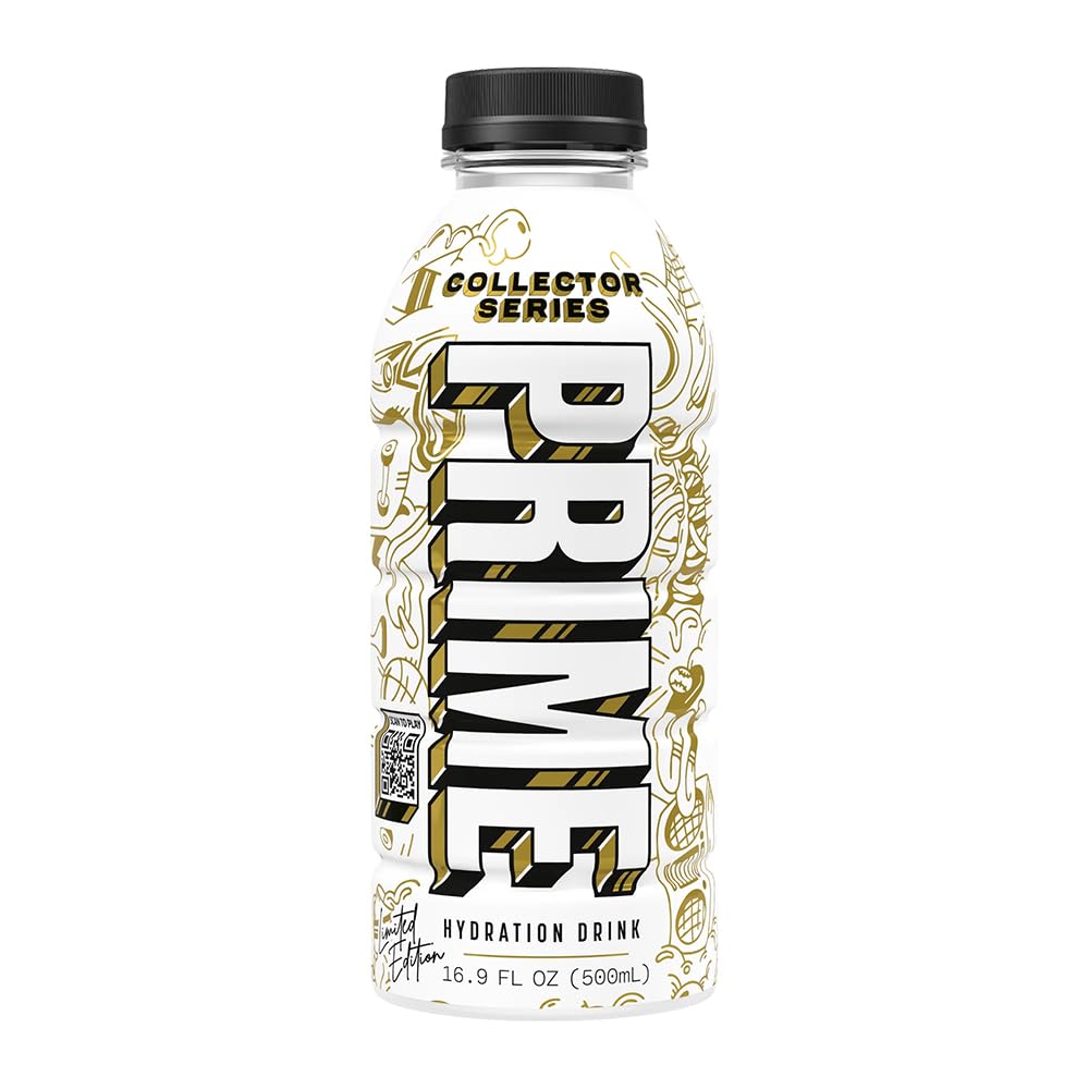 PRIME Hydration Collector Series, Sports Drinks, Electrolyte Enhanced for Ultimate Hydration, 250mg BCAAs, B Vitamins, Antioxidants, Low Sugar, 500ML