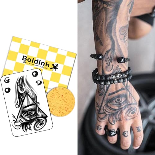 Temporary Tattoos, semi permanent tattoos, 15-day long lasting ta...