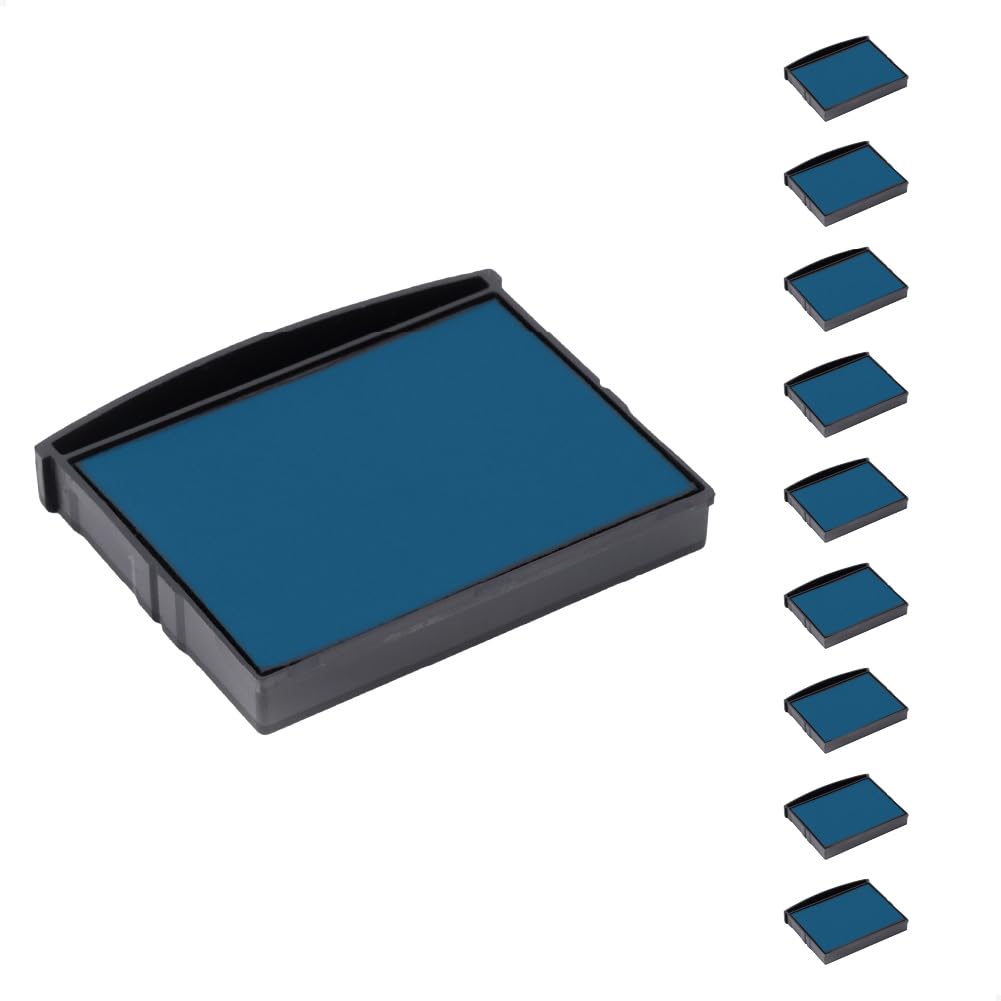 Cartucho de tinta para Colop 2600 | Cartucho Colop E/2600 (Pack de 10 - Azul)