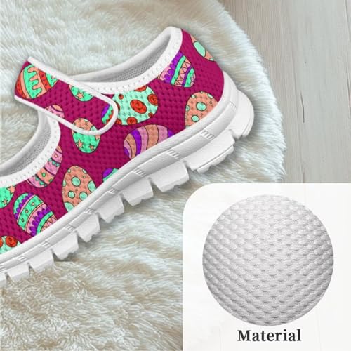 Little Girls Mary Jane Shoes Princess Dress Flats Shoes Christmas Shoes for Party Mesh Breathable Girl's Sneaker School Uniform Shoes 6