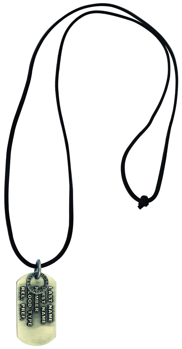 Bico RawMr No Name Pendant & Black Leather Necklace (RC1P10A) - no regrets and no complaints