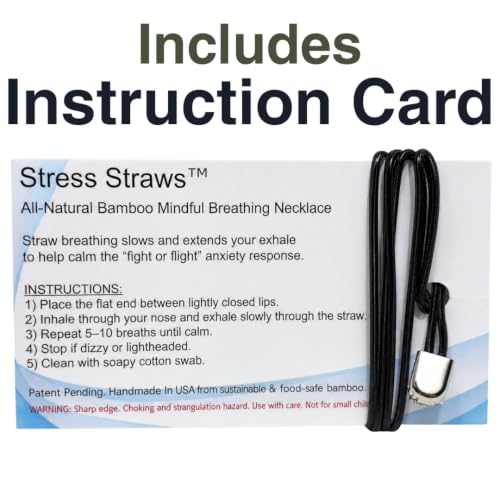 40 Pitillos Mindful Breathing Stress Straws Pack miniatura 6