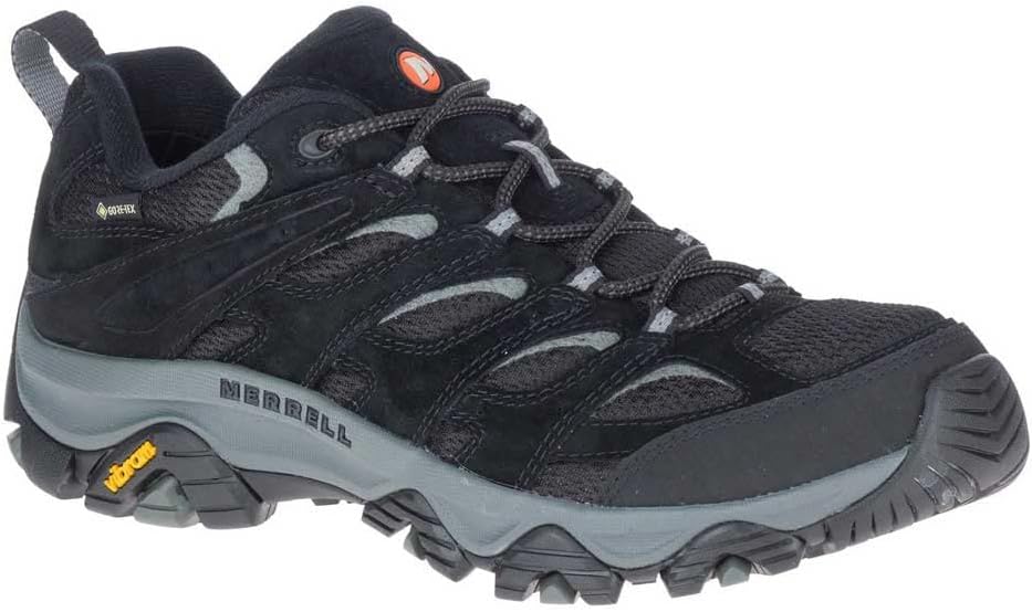 Merrell Men's Walking Hiking Shoe, Black Grey, 15