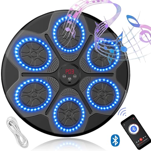 Music Bluetooth Boxing Machine,Elektronische Musik Boxmaschine,Smart Musik Boxmaschine,Box Trainings Schlagausrüstung,Wall Target Boxing Machine,Wandmontierte Boxmaschine für Heimübungen Stressabbau