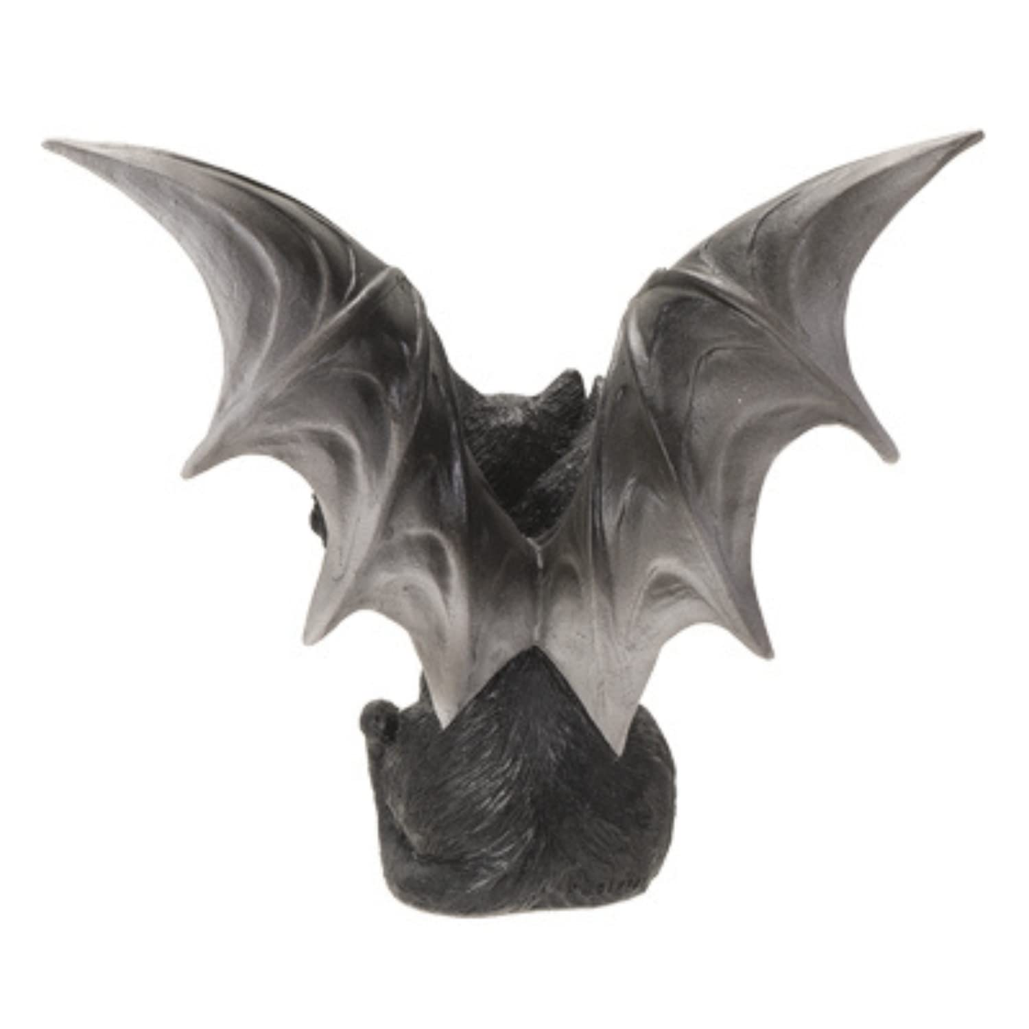 Pacific Giftware Figura de gato negro de resina de tres cabezas con alas, decoraci n interior/exterior para nuevos propietarios, reci n casados y vecinos