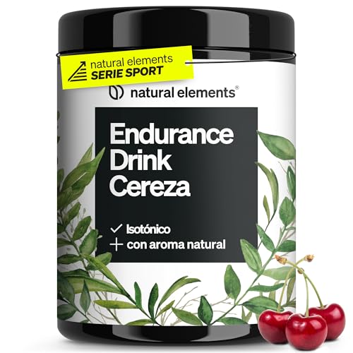 Endurance Drink Cereza - 600g de polvo isotónico - Bebida deportiva con electrolitos, sales y minerales -Sabor a cereza - Vegano, biodisponibilidad óptima - Probado en laboratorio en Alemania