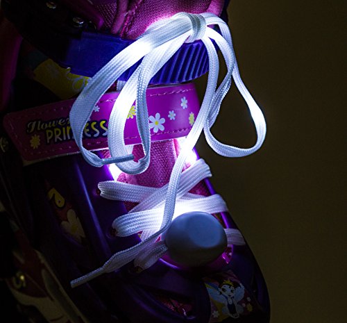 Titan Flower Princess Girls Inline Skates With Led Light-Up Front Wheel And Led Laces, Multi-Color, Kid Size Small (Flower Princess Large Skates) #TOP6