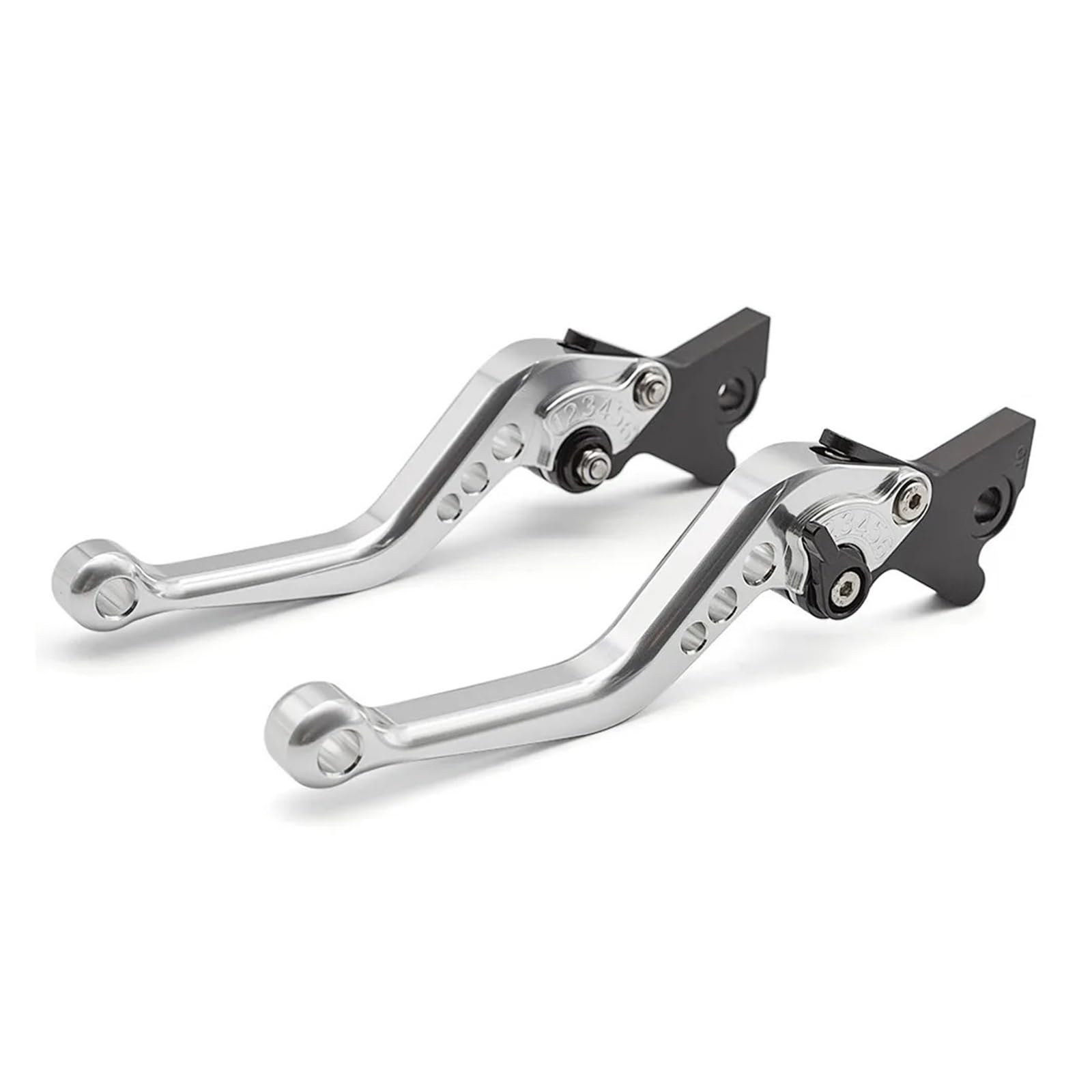 Pdaazvg Silver 147Mm Brake Lever Handle For Lexmoto Lxr 125 Euro 5 Sy125-10-E5 Motorcycle Adjustable Brake Clutch Lever Motorcycle Lever Blades(Silver 147Mm)