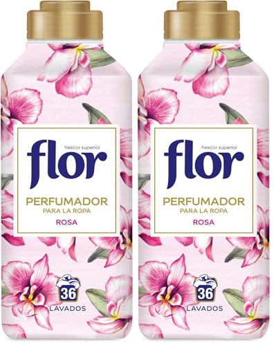 Flor Perfumador para la Ropa Rosa 720 ml Paquete de 2