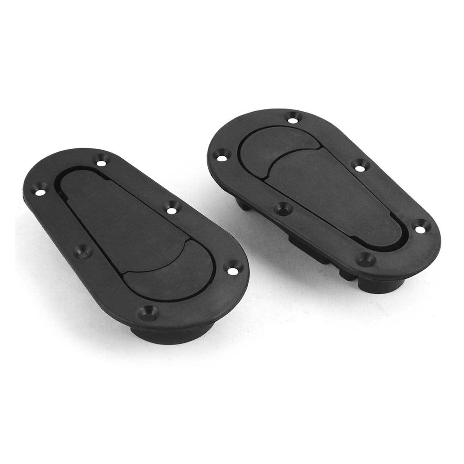 Chiusura di bloccaggio cofano anteriore Perni del cofano con serratura a sgancio rapido per auto da per corsa, senza kit di chiusura a chiave(Carbon Fiber)