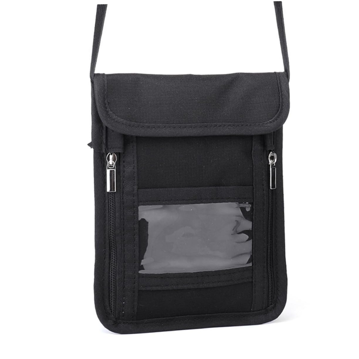 SHERCHPRY 3stücke Reisehalsbeutel Für Pass Und Smartphone Wasserdichter -Schutz Mit Mehreren Fächern Für Und Veranstaltungen Unisex Schwarz