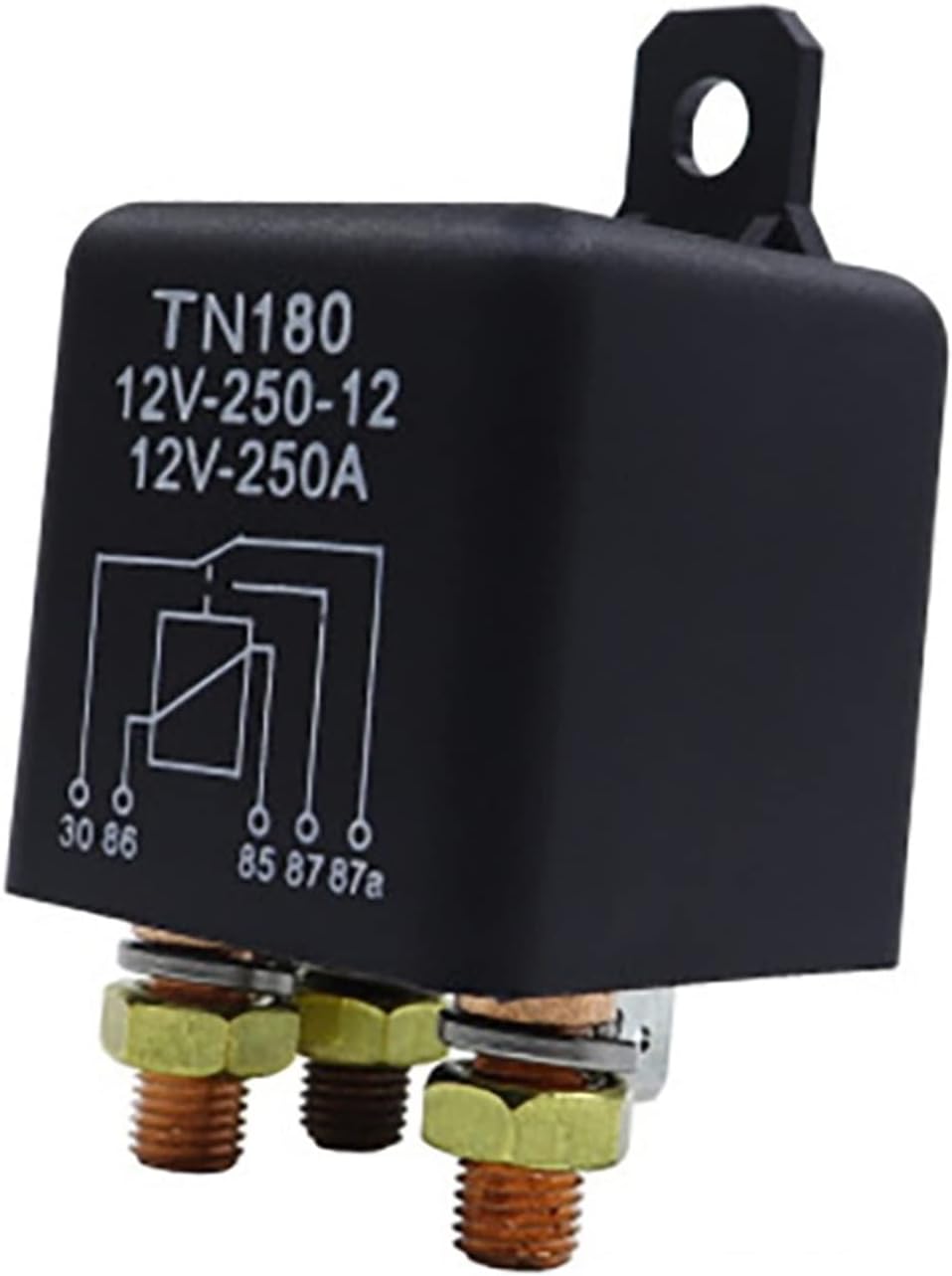 Car Truck Motor Automotive Relay 24V/12V 250A 1.8W 4.8W Continuous Type Automotive Modular Relay (Size : 12V 1.8W 250A)