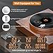 Neoteck Upgraded Digital Turntable Stylus Force Scale Gauge 0.01g/5.00g with Orange LCD Backlight and 5g Weight for Tonearm Phono Cartridge