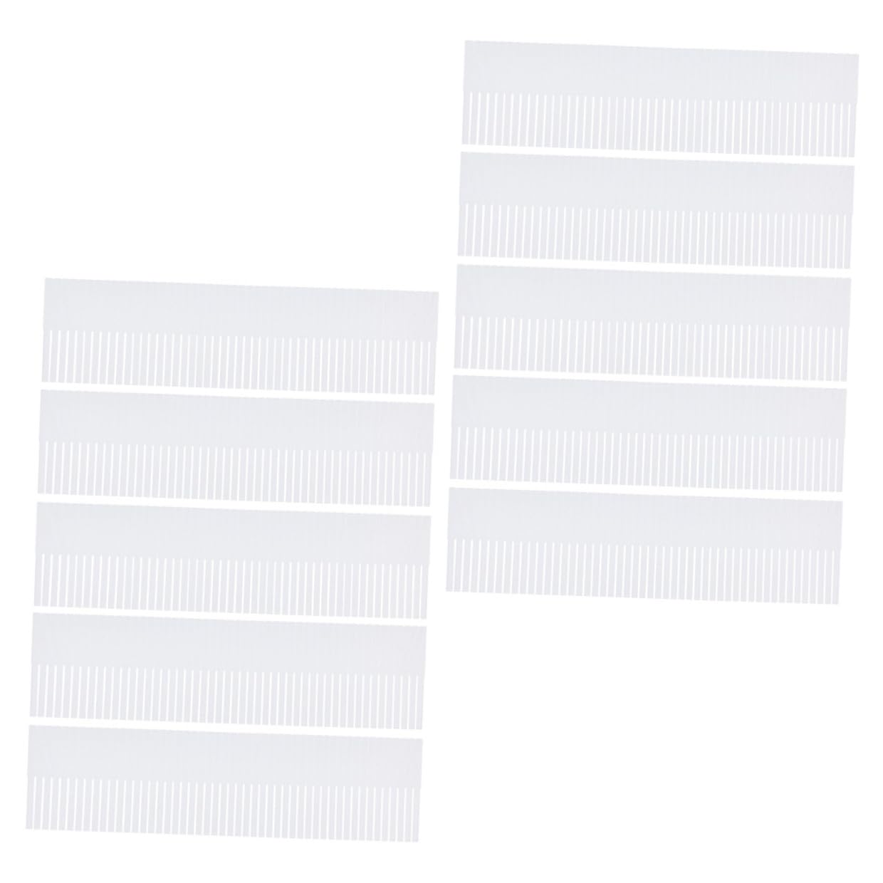 Divisori per Cassetti in Plastica 10 Pezzi Combinazione Flessibile per Organizzare Calzini e Asciugamani in Casa 38x11cm
