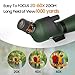 IBQ 20-60x85 Spotting Scope, Spotting scopes for Target Shooting, Spotting scopes for Hunting, BAK4 High Definition Waterproof Spotter Scopes for Bird Watching,with Tripod