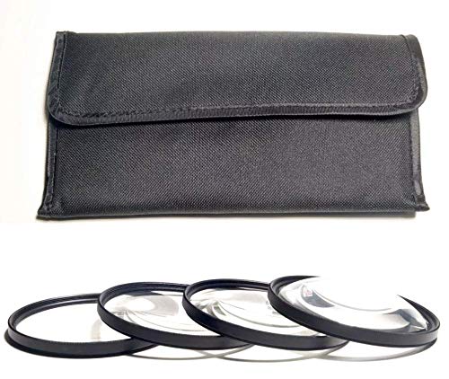 Kit de filtros Close-up +1 +2 +4 +10 49mm