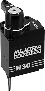 INJORA Aluminum N30 Nano Servo with Servo Saver for 1/30 Axial SCX30