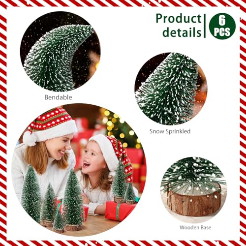 6pcs Christmas Trees