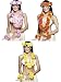 Smiffy's Women's Hawaiian Set with Garland Headband and Wristband, Red, One Size