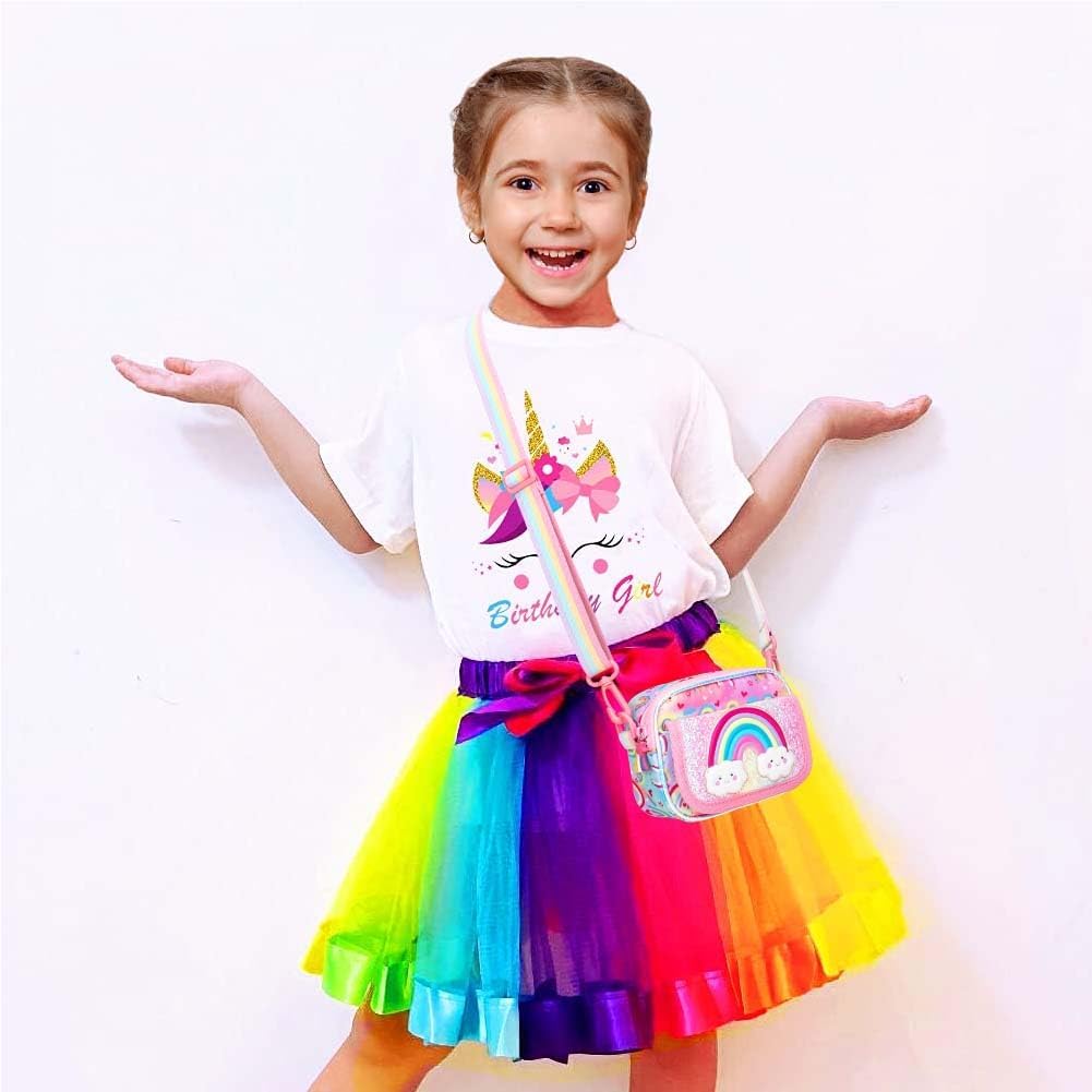 Girls Purse for Kids Age 3-12 - Purse for Little Girl Gifts, Crossbody Bag - Image 7