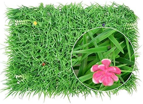 Plantas topiarias para jardín en paneles de césped artificial resistentes al sol