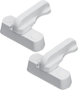 Window Locks for UPVC Windows and Doors, 2-Pack Durable Security Locks, Easy to Install, for Home Door Security and Letterbox Lock Safety Solutions