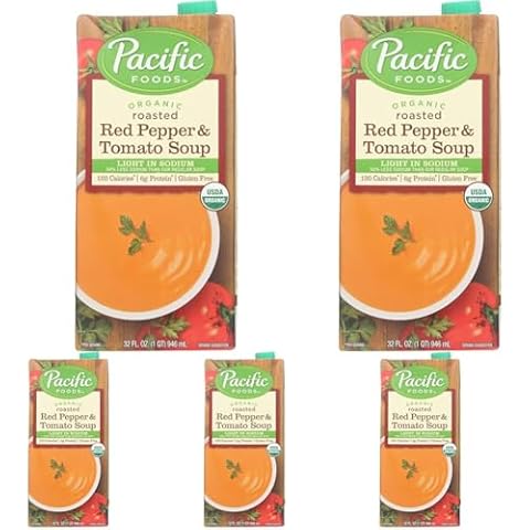 Pacific Foods Organic Red Pepper Tomato Soup Cover