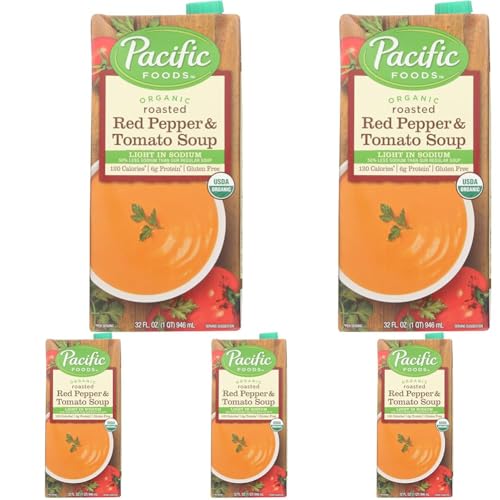 Pacific Foods Organic Red Pepper and Tomato Soup 32 Ounce