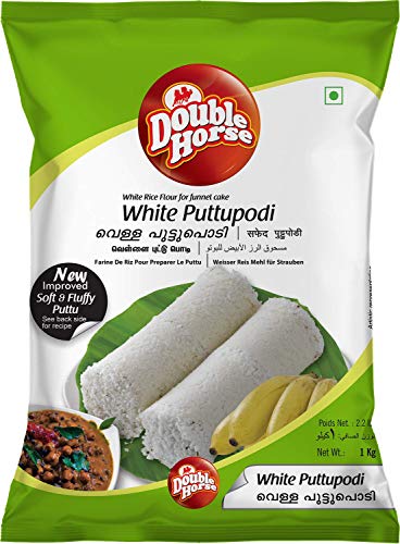Image of Double Horse Puttu Podi White, 500 Gm