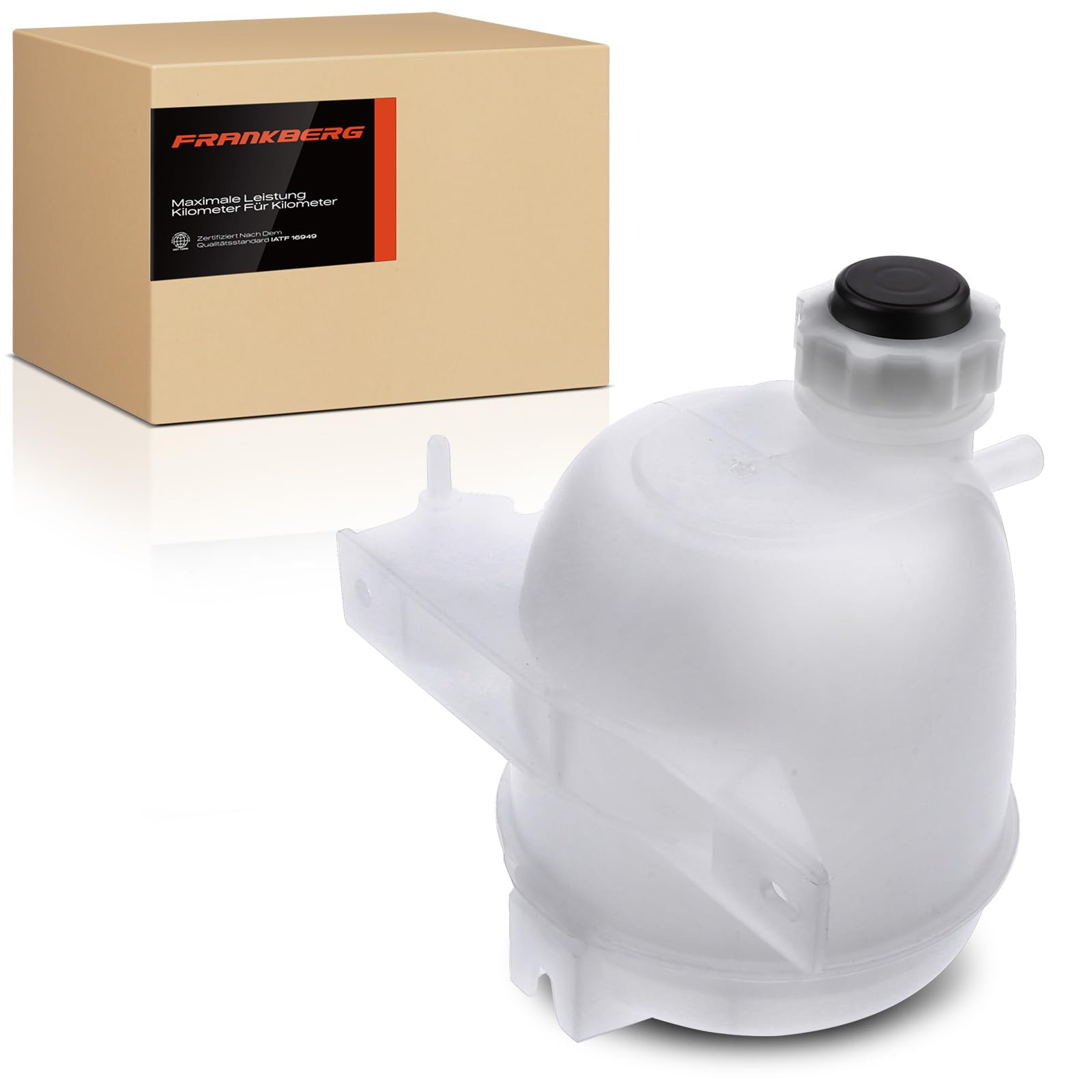 Frankberg Ausgleichsbehälter Kühlemittel Mit Deckel für Clio II Kangoo Dacia Duster Logan Thalia I 1997-2020 7701470460