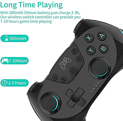 DishyKooker Wireless-Bluetooth Game Joystick Controller with 6-Axis Handle 1 Quick response