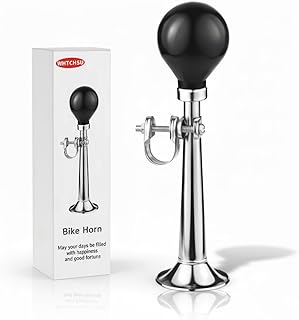 Bike Horn for Adults Classic Horn Metal Squeeze Clown Horn, Fits All Bicycle Handle Bar, Loud Sounds