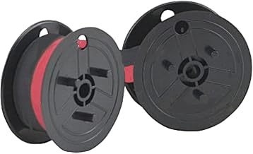 Ink Ribbon Compatible with TA Triumph-Adler 121 PD Double Spool TA 121PD Size 51 Original Ink Ribbon Black Red