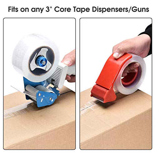 Pacific Mailer Clear Packing Tape, Heavy Duty Packaging Carton Tape For Shipping Packaing Moving Sealing, 2 Inch Wide, 2.7Mil Thickness, 65 Yards Per Roll [Pack Of 6] #TOP4